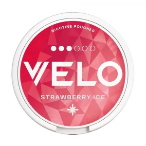 VELO Strawberry Ice Mini Nicotine Pouches – Snus Pods (6mg)